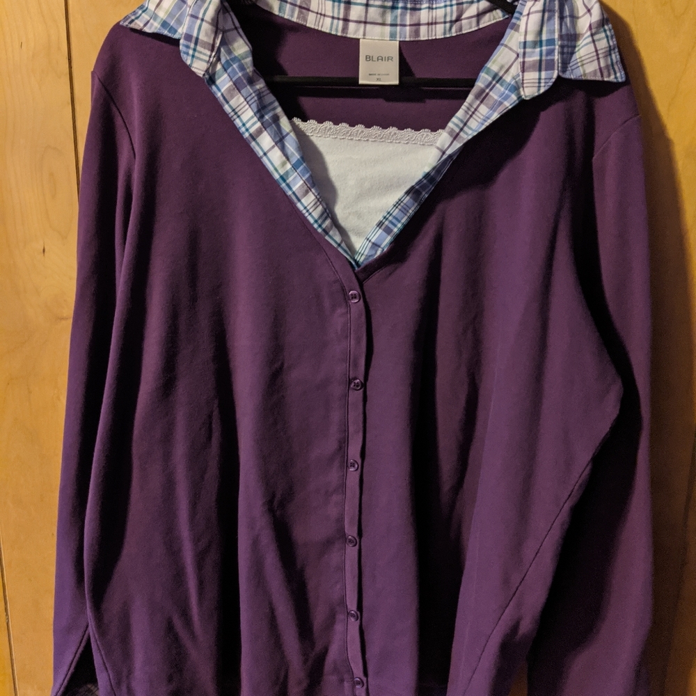 Purple Blair long sleeve